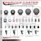 Service Caster 6'' Gray Poly Swivel 1-3/4'' Expanding Stem Caster with Brake SCC-EX20S614-PPUB-PLB-134 - alternate 3